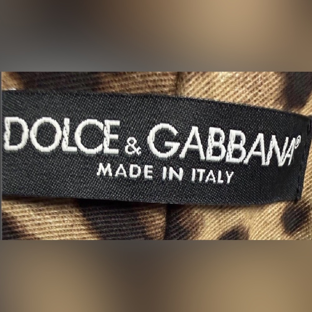 LOW START🔥NWT Dolce & Gabbana Ladies Leopard Drill pants size 42 (NWT $1125) - Picture 5 of 15
